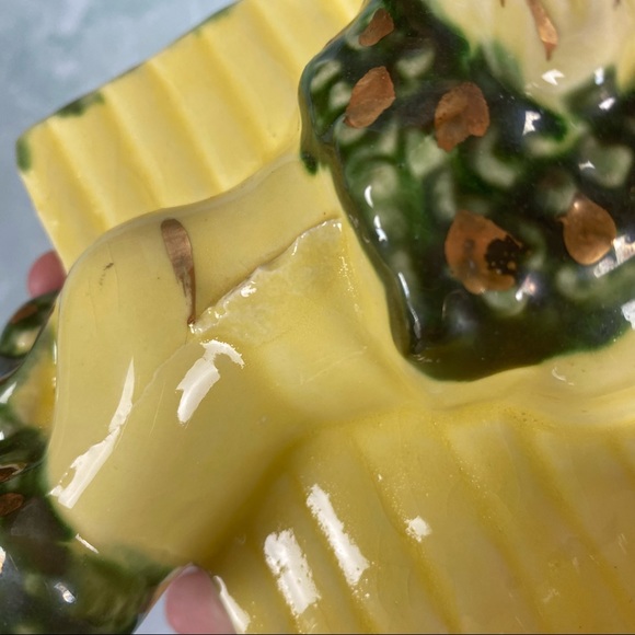 Vintage Ceramic Fashions by OPCO green poodle - Picture 7 of 11